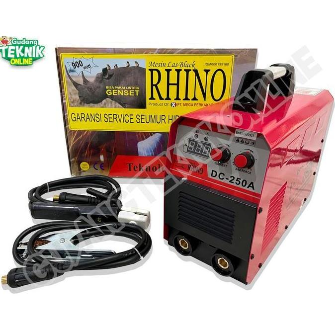 PANGRANGO Mesin Trafo Las Rhino 250A / Inverter Rhino 250 A 1 Phase Digital IGBT