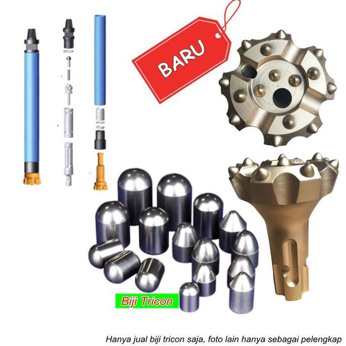 LOPHEZONE Tricon 16 Carbide Mata Bor Sumur Tembus Batu Keras Bor Tanah Bor Batu