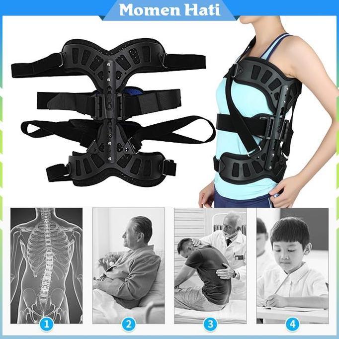 SIMATEKNO Scoliosis Brace Pelurus Tulang Belakang Medis Scoliosis Corrector