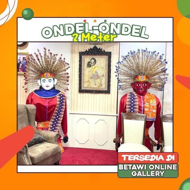 BEST PRODUK PAKAIAN / BAJU GANTI UNTUK ONDEL-ONDEL 2 METER SELAMAT BERBELANJA