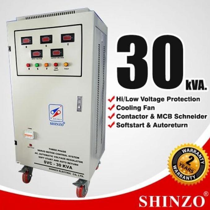 Shinzo Stabilizer 30000 3phase Digital