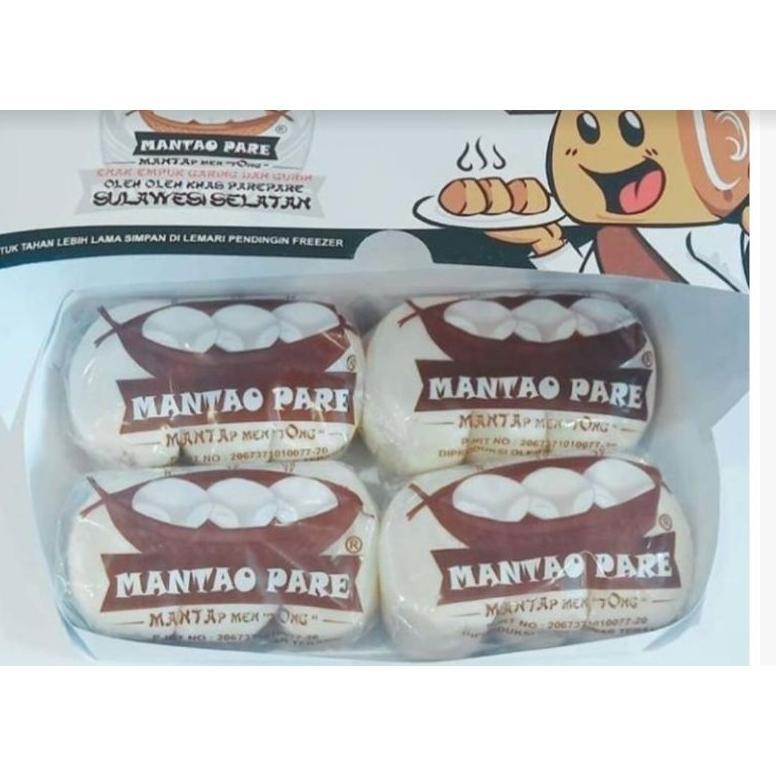 Mantao Pare Mantau Pare 12 pcs 12 biji Bakpao kosong Mantao Makassar isi 12 pcs Termurah