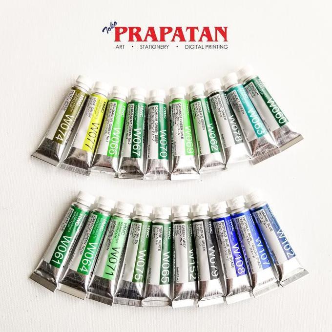 Indahkan- Holbein Artists Watercolor 5Ml Green Collection