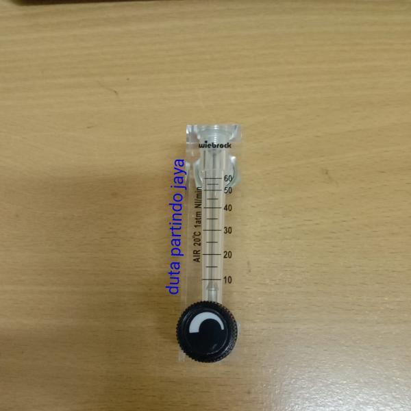 Flow Meter Rotameter Udara / Gas 60 Nl/min