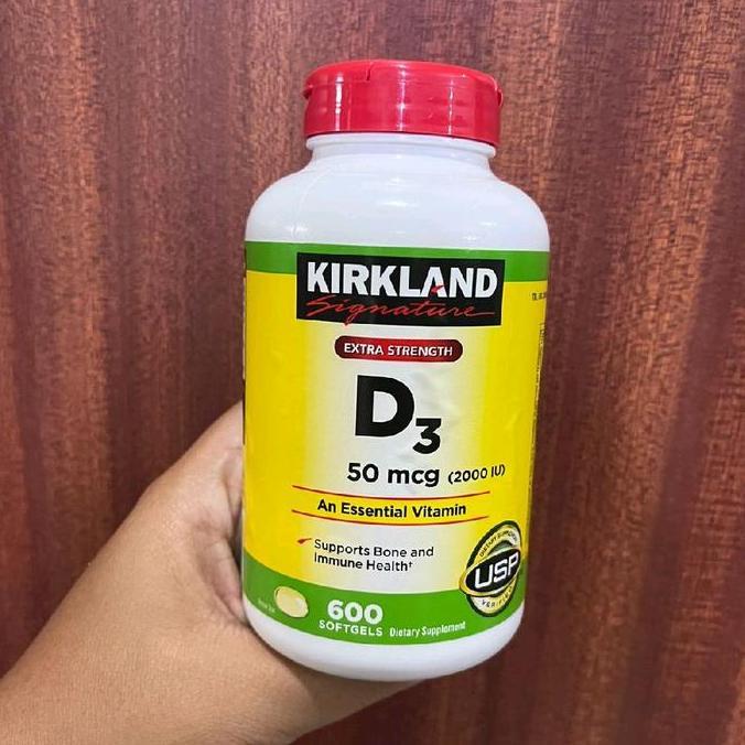 Kirkland vitamin D3 1000 iu Extra Strength - 600 softgels