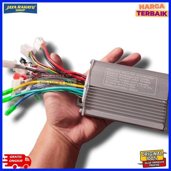 Exclusive Controller 24V 350W Bldc Brushless Sepeda Listrik Universal 3 Speed Mundur Cruise Control 