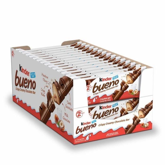 Kinder Bueno T-2 43Gr Box Isi 30  / Snack Wafer Coklat