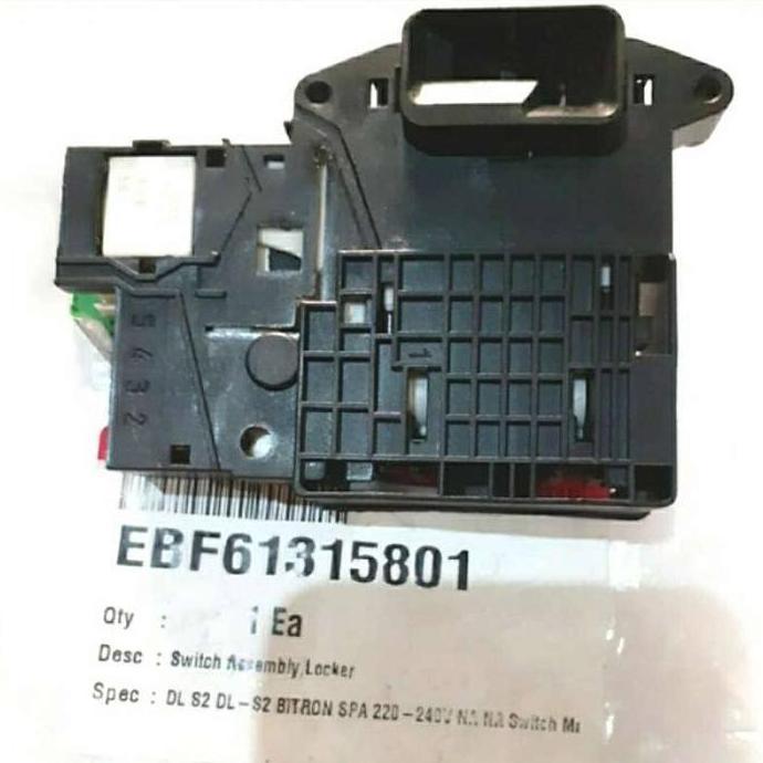 DOOR LOCK SWITCH PINTU MESIN CUCI LG TYPE FC1208N5W