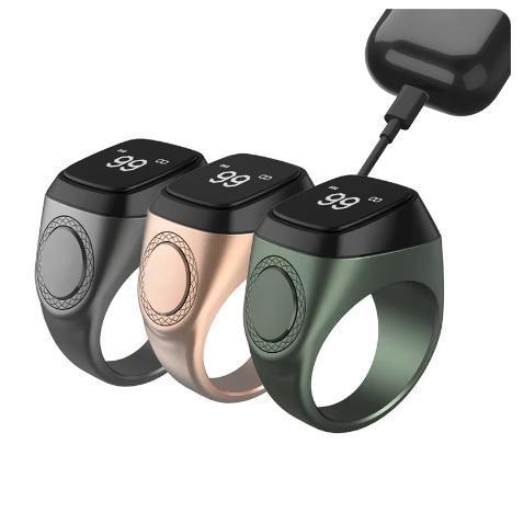 (Promo) Tasbih Digital Iqibla Zikir Noor Smart Tasbih Oled Display Original Bestseller