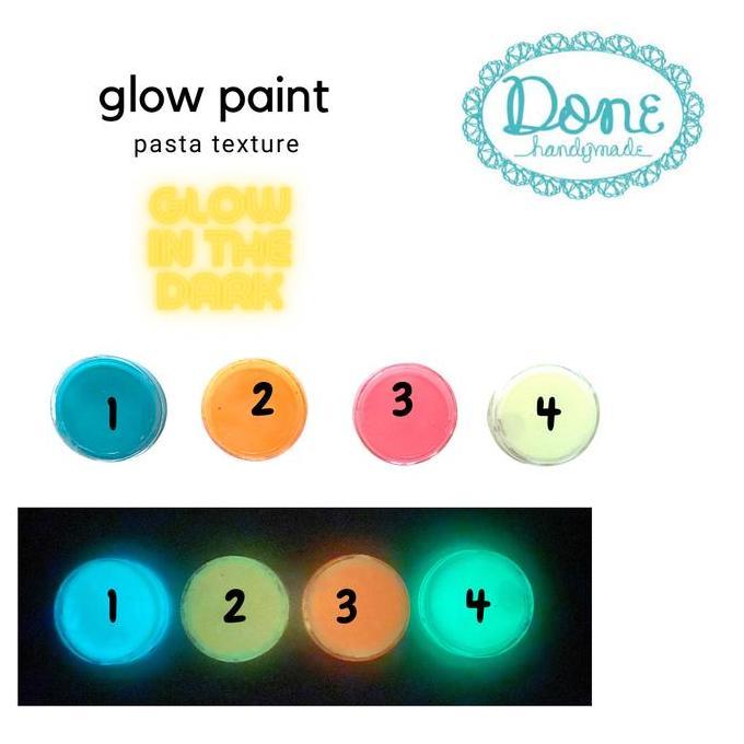 Indahkan- Glowing In The Dark Paint Craft Fosfor Paint Cat Fosfor Cat Glowing