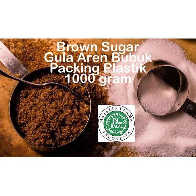 Backto- Gula Aren Brown Sugar Bubuk Palm Sugar 1Kg Termurah
