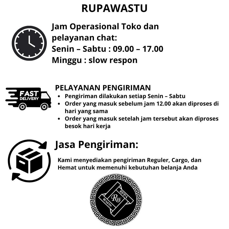 dfg-88 Paket Hemat Set Pisau Dapur 5pcs | 2 Pisau Sedang  3 Pisau Kecil RUPAWASTU Viral