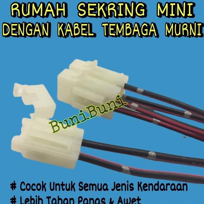 Promo Fuse Box Kecil / Rumah Sekring - Sikring Dx Tancap Kecil / Mini Untuk Mobil & Motor Berkualita