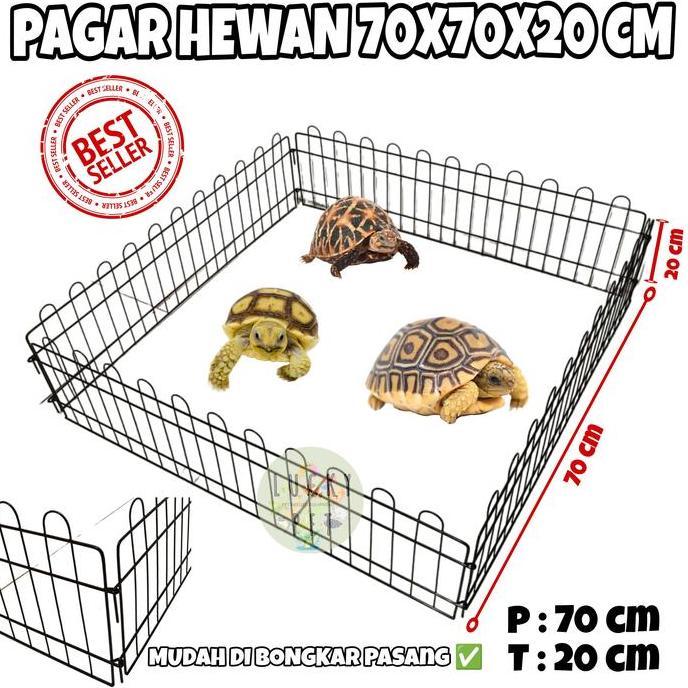 TERBARU - Pagar lipat portable kandang hewan kura kura darat sulcata torto murah
