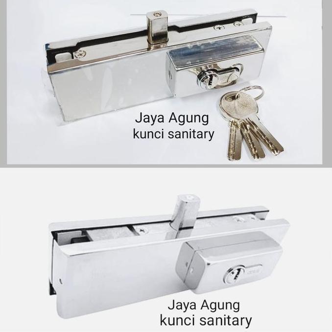 NEW Kunci Pintu Kaca Frameless US 10/Patch Fitting US10