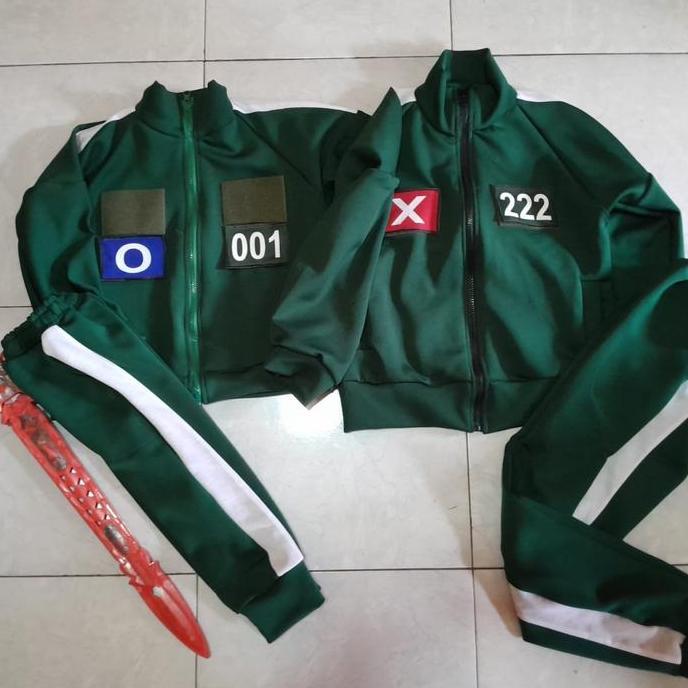 setelan squid game anak baju oneset squid game seasons 2