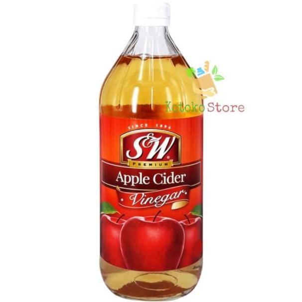 Ready  SW Apple Cider Vinegar / Cuka Apel SW / S&W Cuka Apel 473ml