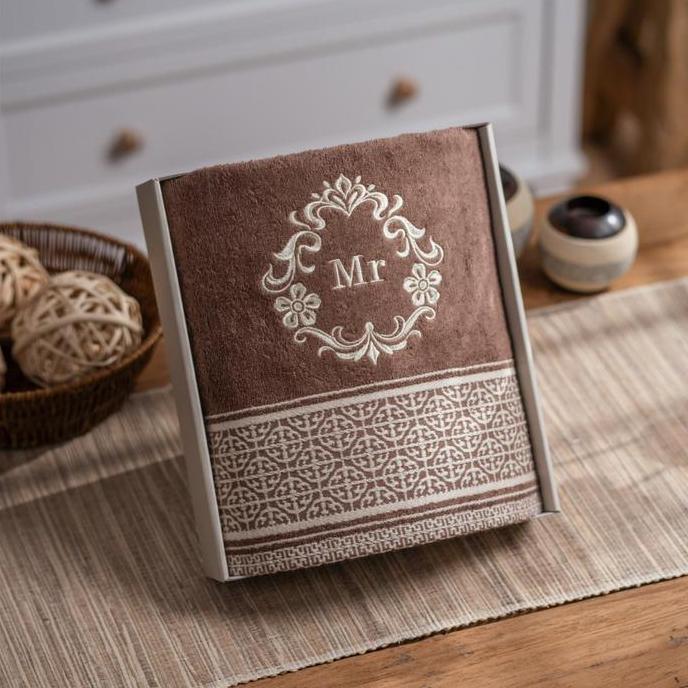 PROMO - Toko Handuk - Pedro - Gift Handuk Custom Bordir (Single Towel With Box)