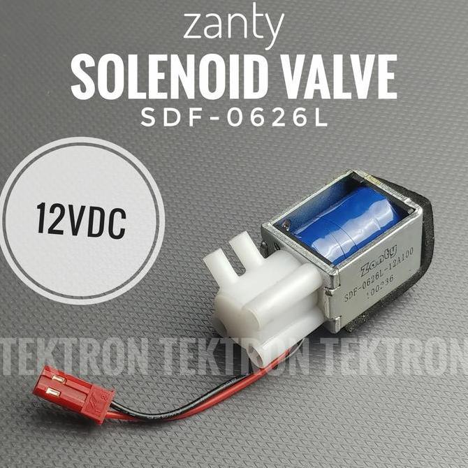Murah (1) Zanty Solenoid Valve 12VDC SDF-0626L Gas Flow Control Selonoid 12V tek70n Segera Dapatkan