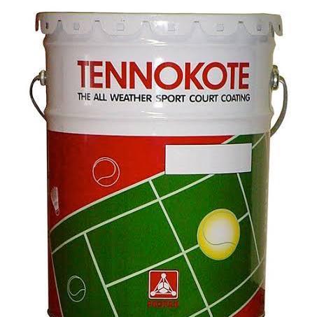 Propan Tennokote Cat Lapangan Tennis Lapangan Basket 22,5kg Pail Hijau