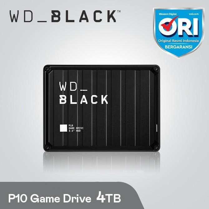 Saveyou- Wd Black P10 4Tb Game Drive - Hardisk Eksternal Gaming Pc Portable Hdd Storage