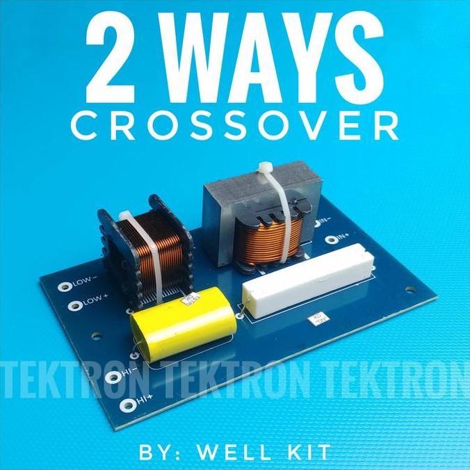 (1) Passive 2 Ways Crossover Pasif Xover 2 output 1 input Crosover LPF HPF tek70n Diminati Banget