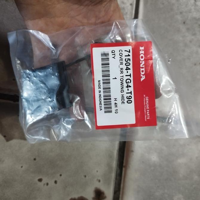 Cover Tutup Towing Derek Hook Bumper Bemper Diffuser Belakang Honda Brio Gen 2 RS Satya 2017 2018 20