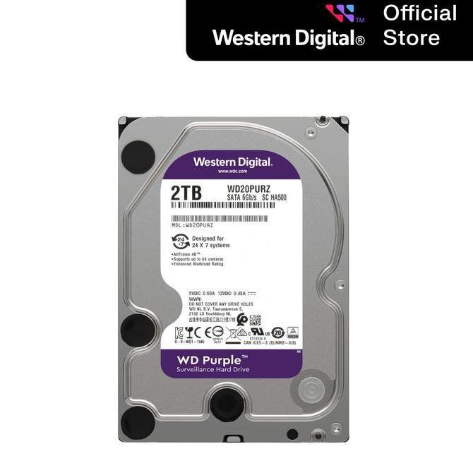 Saveyou- Wd Purple 2Tb - Cctv Hdd - Internal Hdd Pc