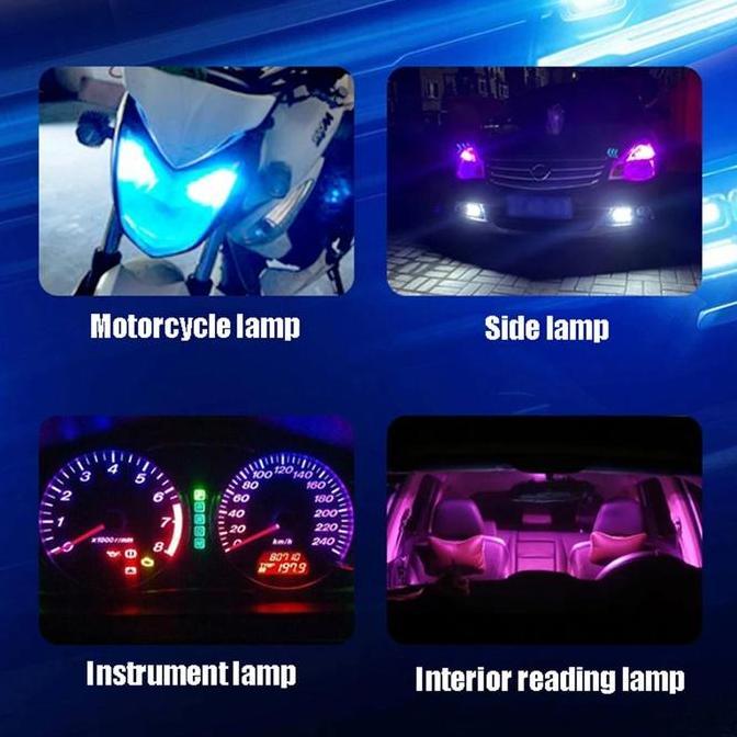 Promo Arsy Led Lampu Senja Plat Sein Motor Mobil T10 Chip Transparan Cod