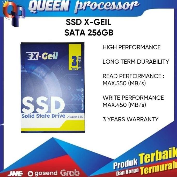Saveyou- Ssd X-Geil 256Gb Sata Iii Xgeil Garansi 3 Tahun