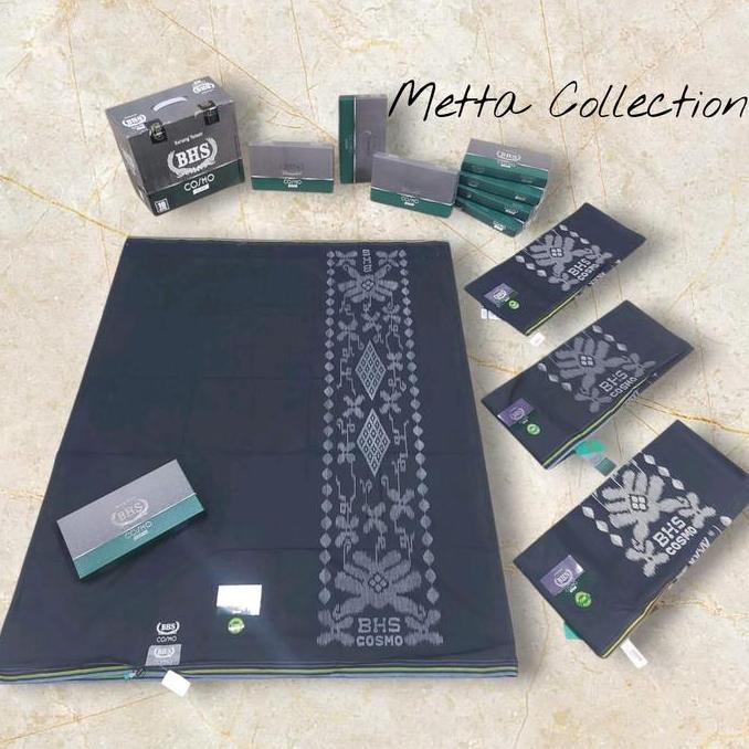 Wkwkpop- Sarung Tenun Bhs Cosmo Silver Murah Grosir