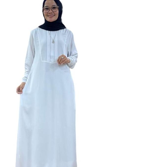 Gamis Polos Rayon/Gamis Putih Ibu