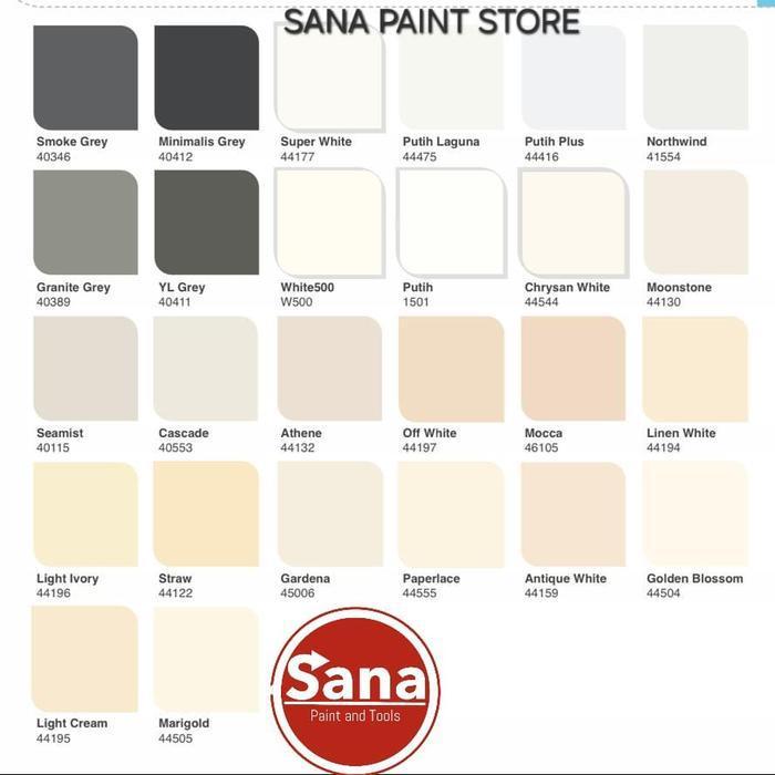 CAT DULUX CATYLAC 25KG PUTIH DAN WARNA