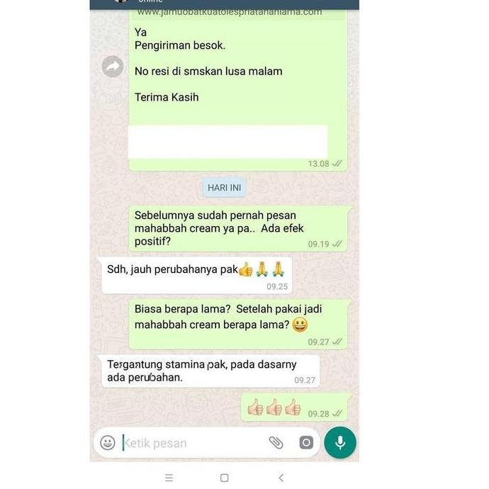 Terlaris Mahabbah Cream Original Asli Mahabah Crem Obat KUAT Oles Pria Tahan happy shopping kak