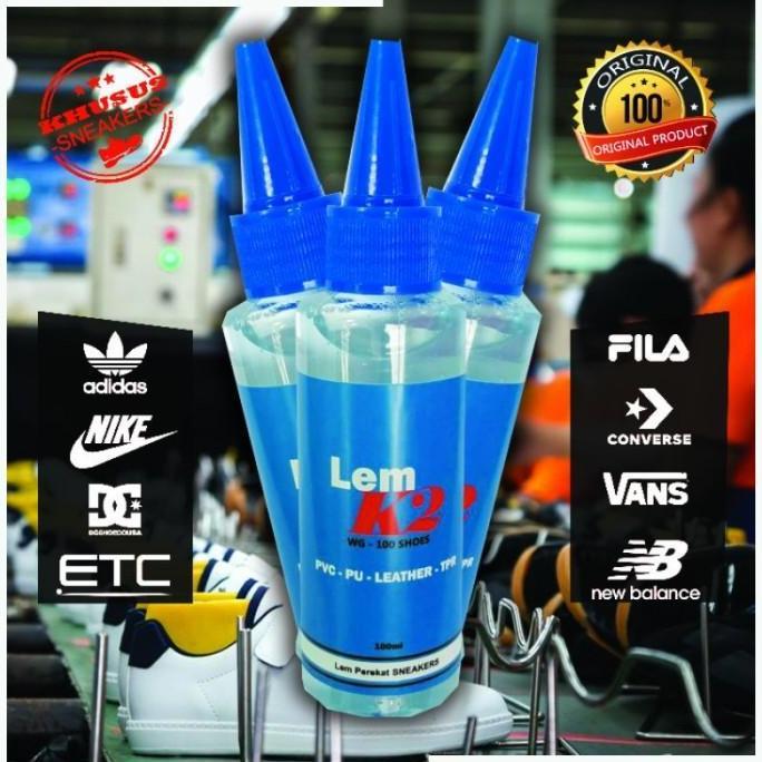 LEM SEPATU SUPER KUAT BENING/TRANSPARANT 100ml ORIGINAL K2 - SNEAKERS