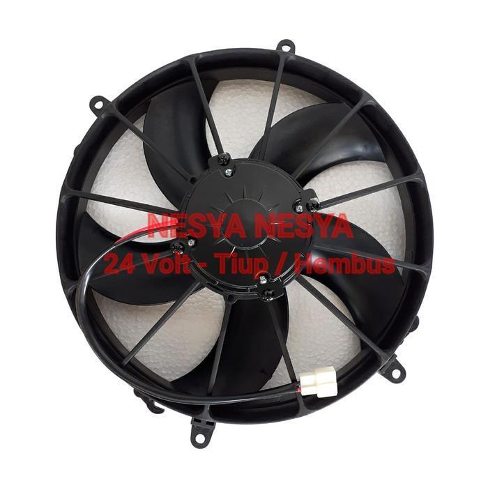 Kipas Motor Extra Fan Kondensor Ac Mobil Thermoking 24V 24 Volt Tiup Original Dan Terpercaya