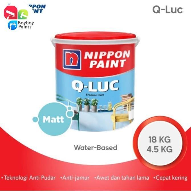 CAT TEMBOK QLUC PUTIH 25 KG 18 KG NIPPON PAINT