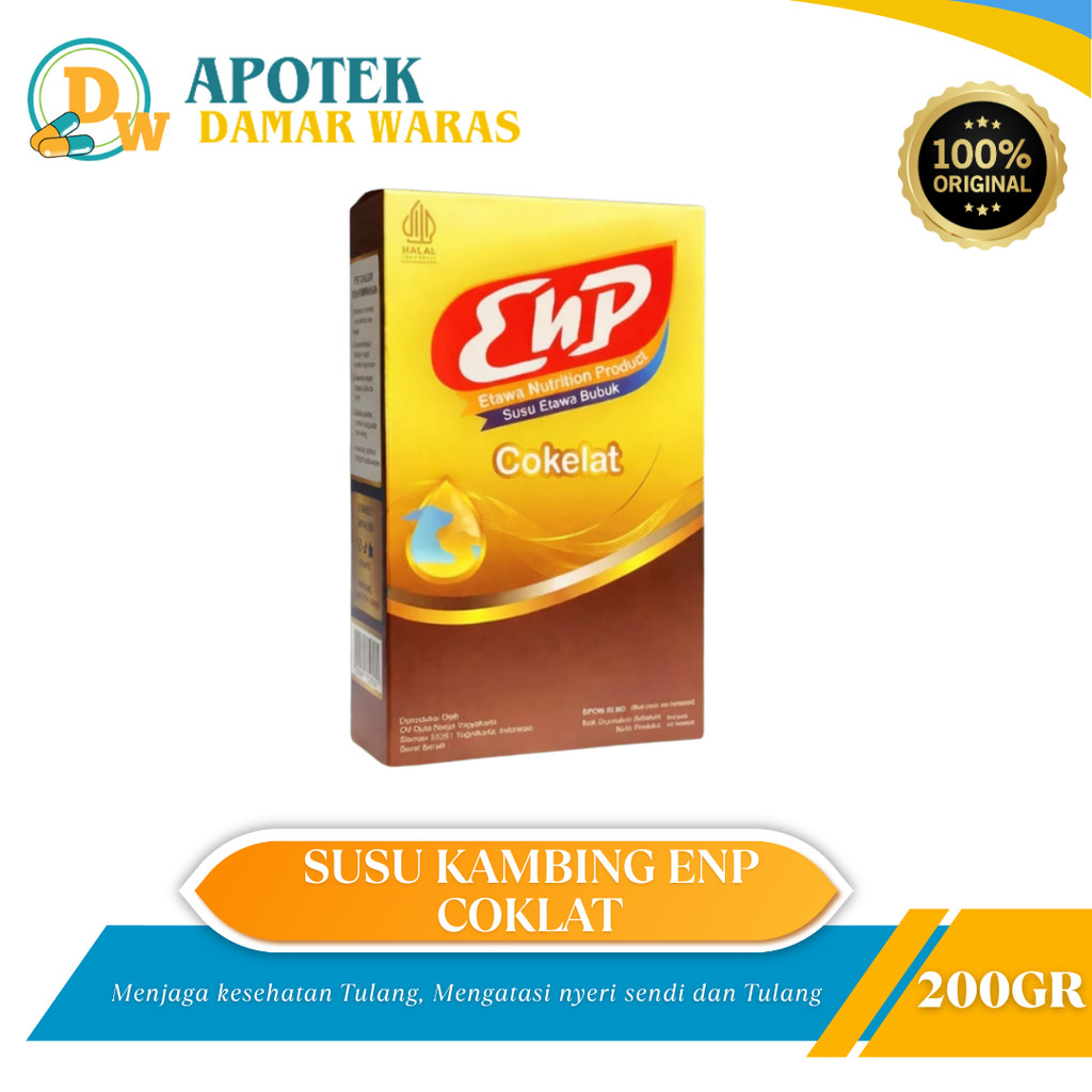 Susu ENP Original Coklat Kesehatan Tulang Gigi/ Susu kambing/ Mengatasi Nyeri Sendi & Tulang
