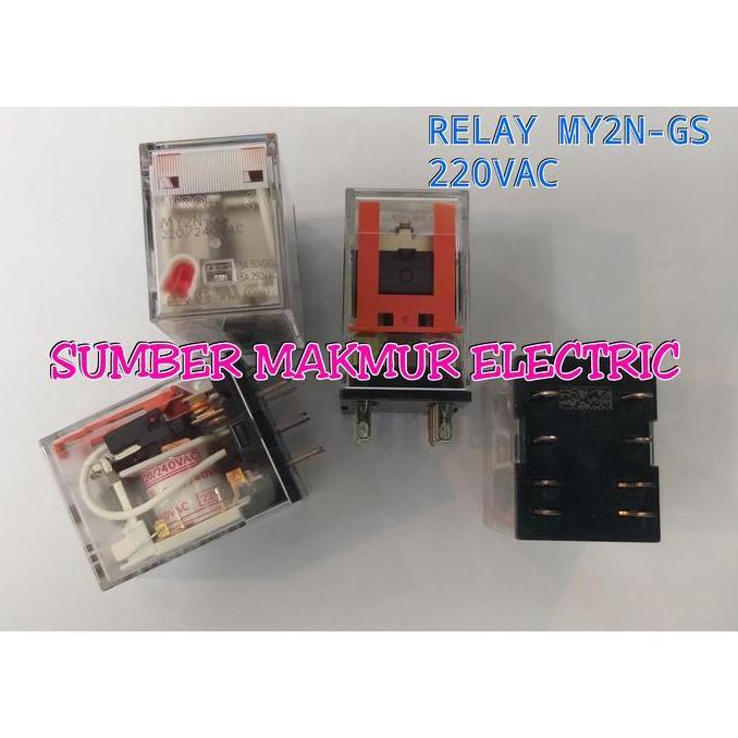 Relay Omron My2N-Gs 220Vac / Relay Omron My2N 220Vac Premium