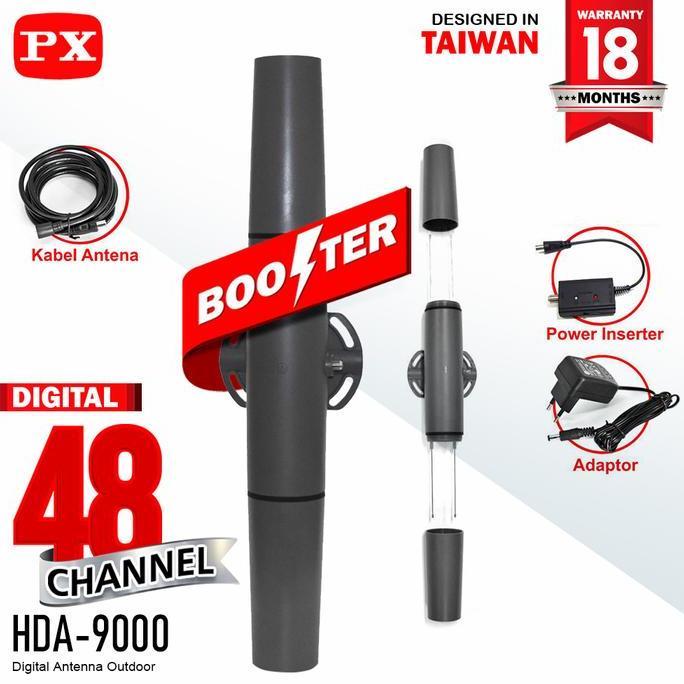 Weargo- Px Hda9000 - Indoor Outdoor Antena Tv Digital Indoor Outdoor Hda 9000