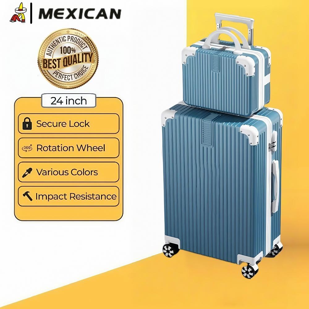 Mexican Koper Kabin 20 Inch Bagasi Tas Koper Besar Anak Perempuan 24 Inch Koper Mini 18 Inch
