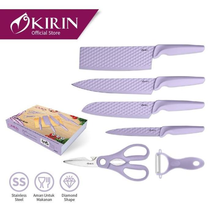 SET KIRIN/KNIFE SET KIRIN Stenlies Steel Knife 6 Pcs