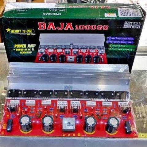 Kit Power Amplifier Streo 1000W SANKEN II Amplifier 1000 Watt Stereo BAJA 1000ss PLUS PSU BELL BGR R