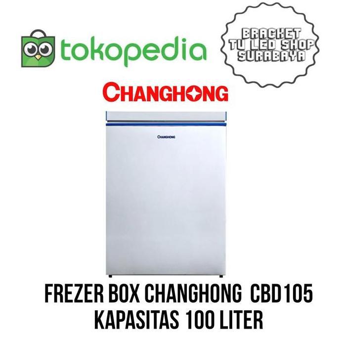 Promo Frezer box changhong CBD105 kapasitas 100 liter Diskon