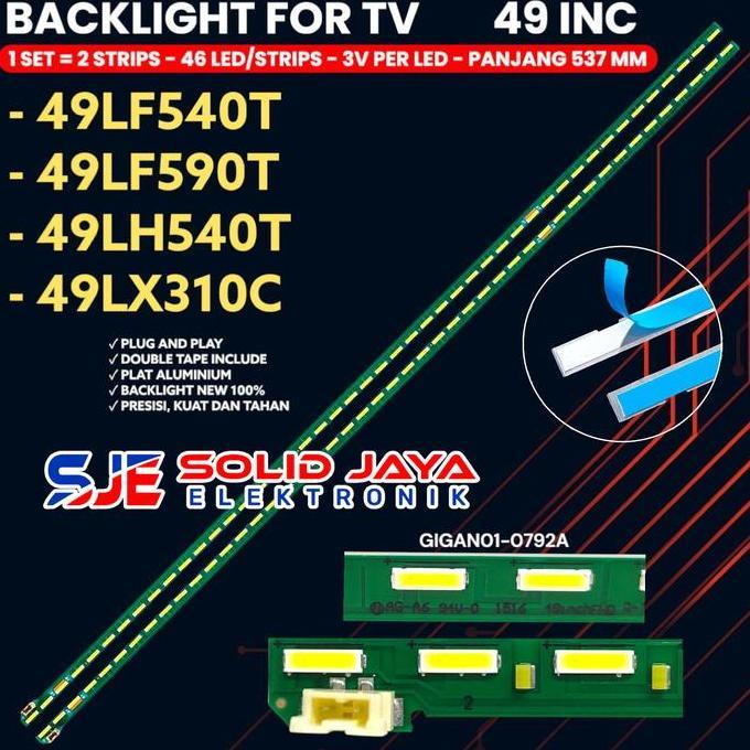 Weargo- Backlight Tv Led 49 Inch 49Lf540T 49Lf590T 49Lx310 49Lh540T 49Lf540 49Lf590 49Lx310 49Lh540 