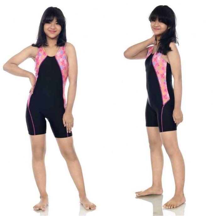 Whyy- Baju Renang Atlet Perempuan/Baju Renang Anak Tanggung Usia 8-13 Tahun Diving Renang