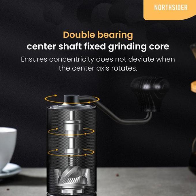 Hand coffee grinder kopi manual stainless steel conical burr JS-20