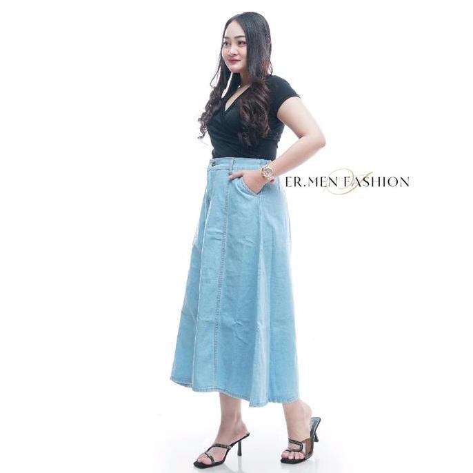 Willply Rok Jeans 7/8 Korean Style Jumbo / Rok Jeans 7/8 Jumbo Model Manyung / Rok Denim Jumbo Korea
