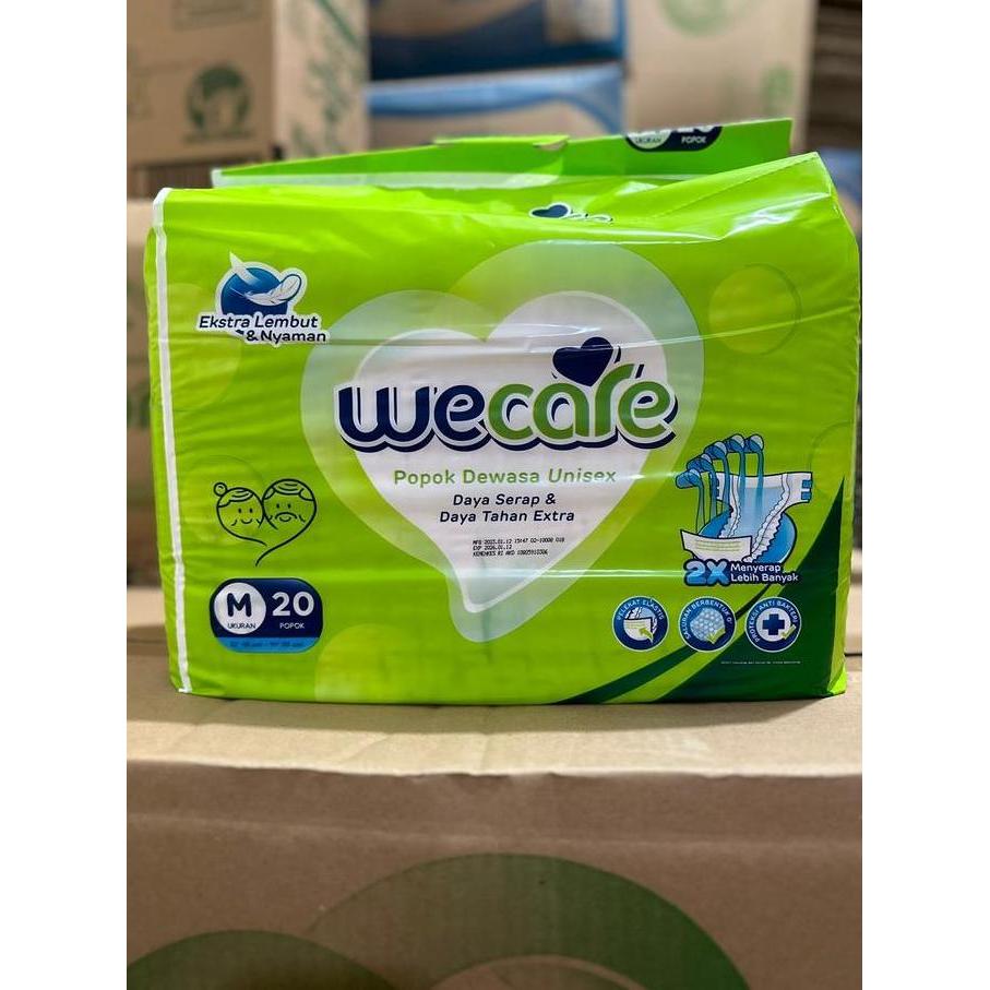 FAMANIFAMS - POPOK WECARE ADULT DIAPERS TIPE PEREKAT SIZE ISI M2 / L16 / XL14 WE CARE PAMPES ORANG T