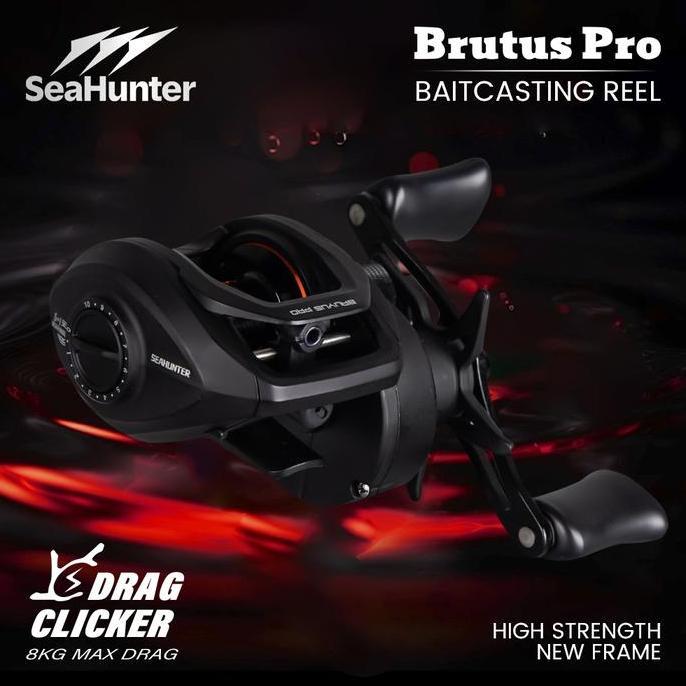 sahaneka2 - diperbarui baruseahunter x kastking brutus brutus pro reel pancing baitcasting kiri/kana